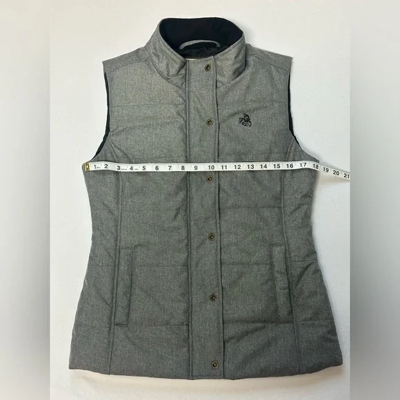 Legendary Whitetails Womens Small Vortex Gray Zip Snap Close Outdoor Hiking Vest - Picture 7 of 8